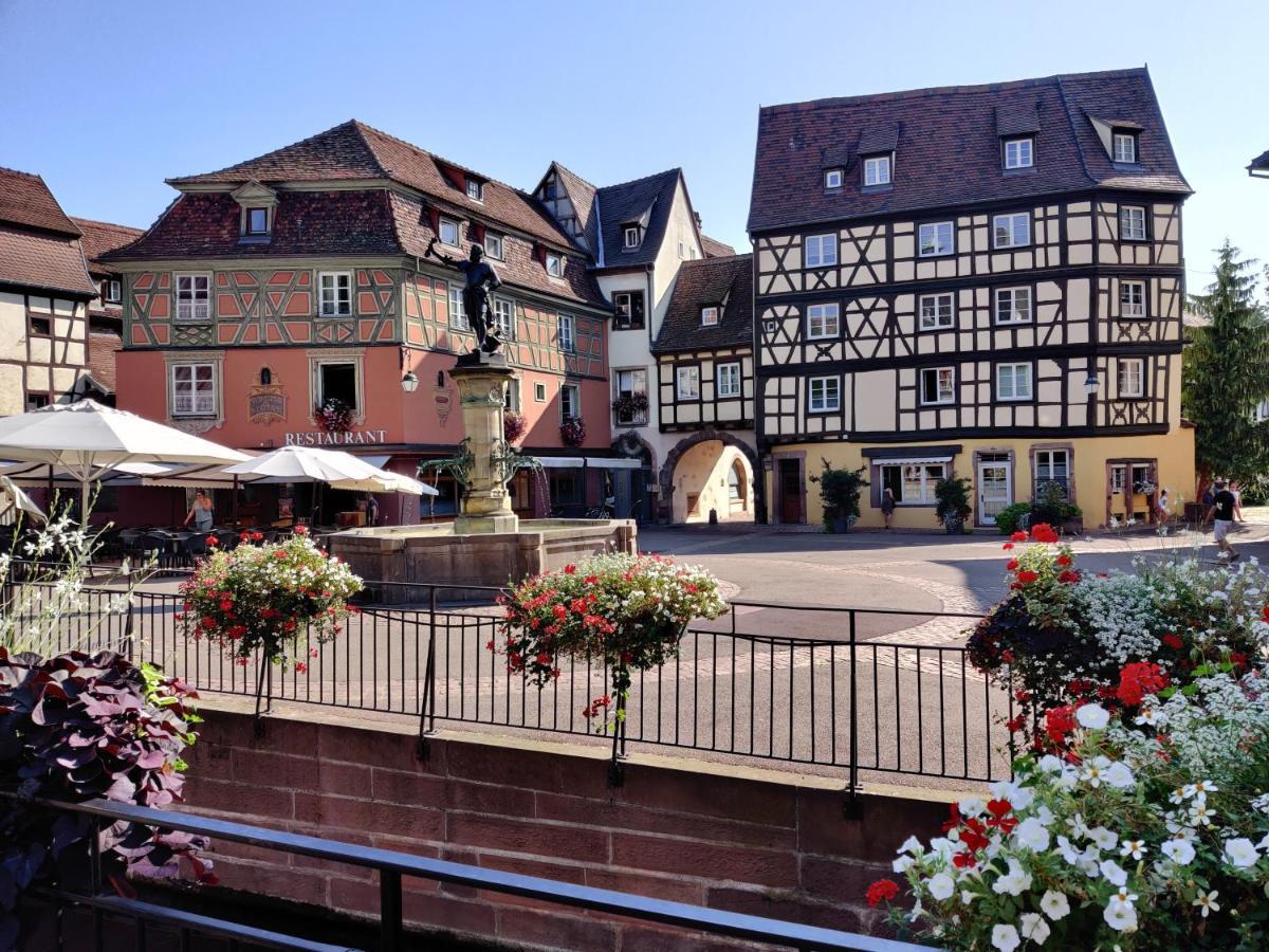 Au Bretzel Dore - Centre Historique Colmar Exterior foto